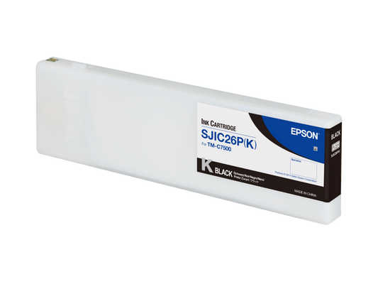 Epson SJIC26P(K) black ink cartridge C33S020618 for ColorWorks C7500