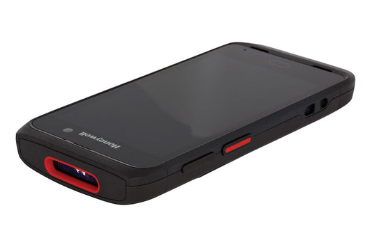 Honeywell CT40 Android mobile computer, FlexRange 2D imager (CT40-L1N-28C11BE) – angled top view
