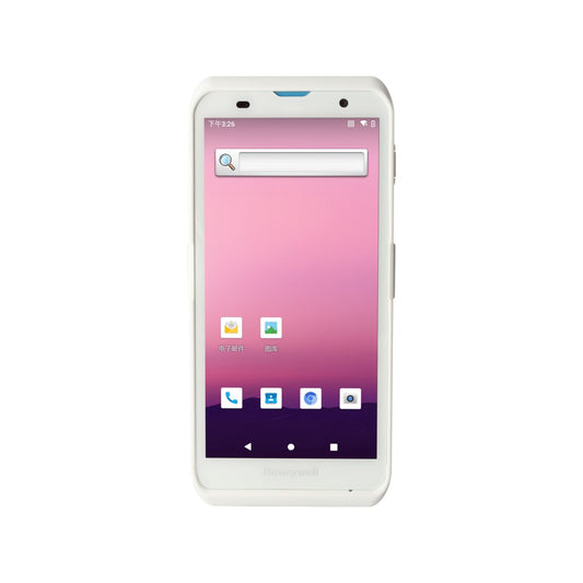 Honeywell ScanPal EDA52-HC healthcare mobile computer, white disinfectant-ready housing, N3601 2D imager (EDA52-0HA761N21RK) – front view