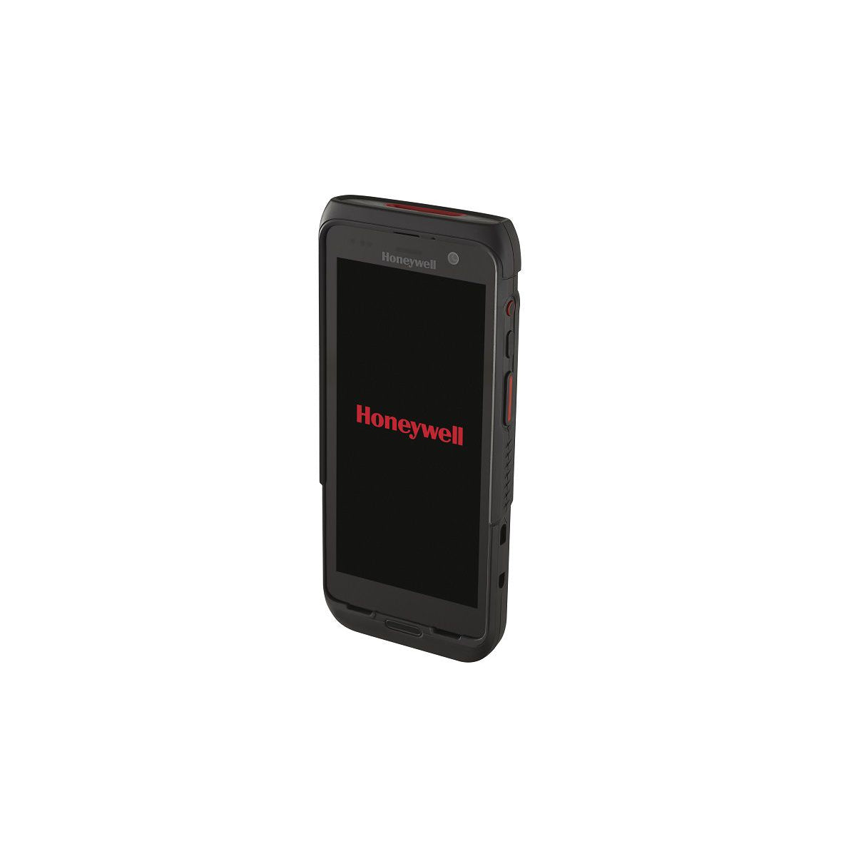 Honeywell CT47 5.5-inch all-touch Android mobile computer, black, extended-range 2D imager, Wi-Fi only, 8 GB / 128 GB (CT47-X0N-5ED100G) – angled view