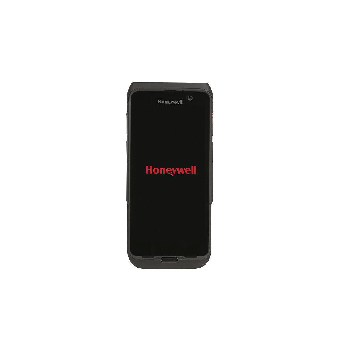 Honeywell CT47 5.5-inch all-touch Android mobile computer, black, extended-range 2D imager, 5G + Wi-Fi, 8 GB / 128 GB, ATEX Zone 2/22 (CT47-X1N-5ED1E1G) – front view