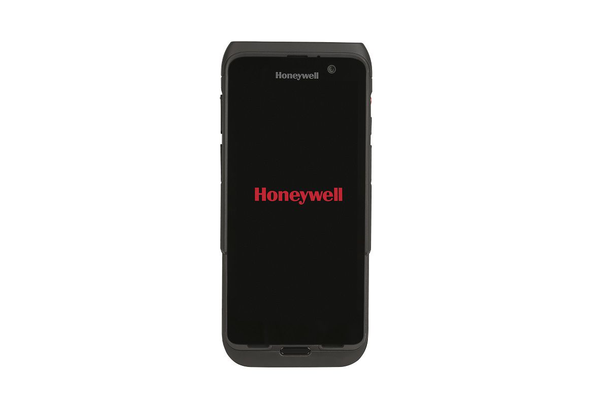 Honeywell CT47 5.5-inch all-touch Android mobile computer, black, FlexRange 2D imager, Wi-Fi only, 6 GB / 128 GB (CT47-X0N-38D100G) – front view