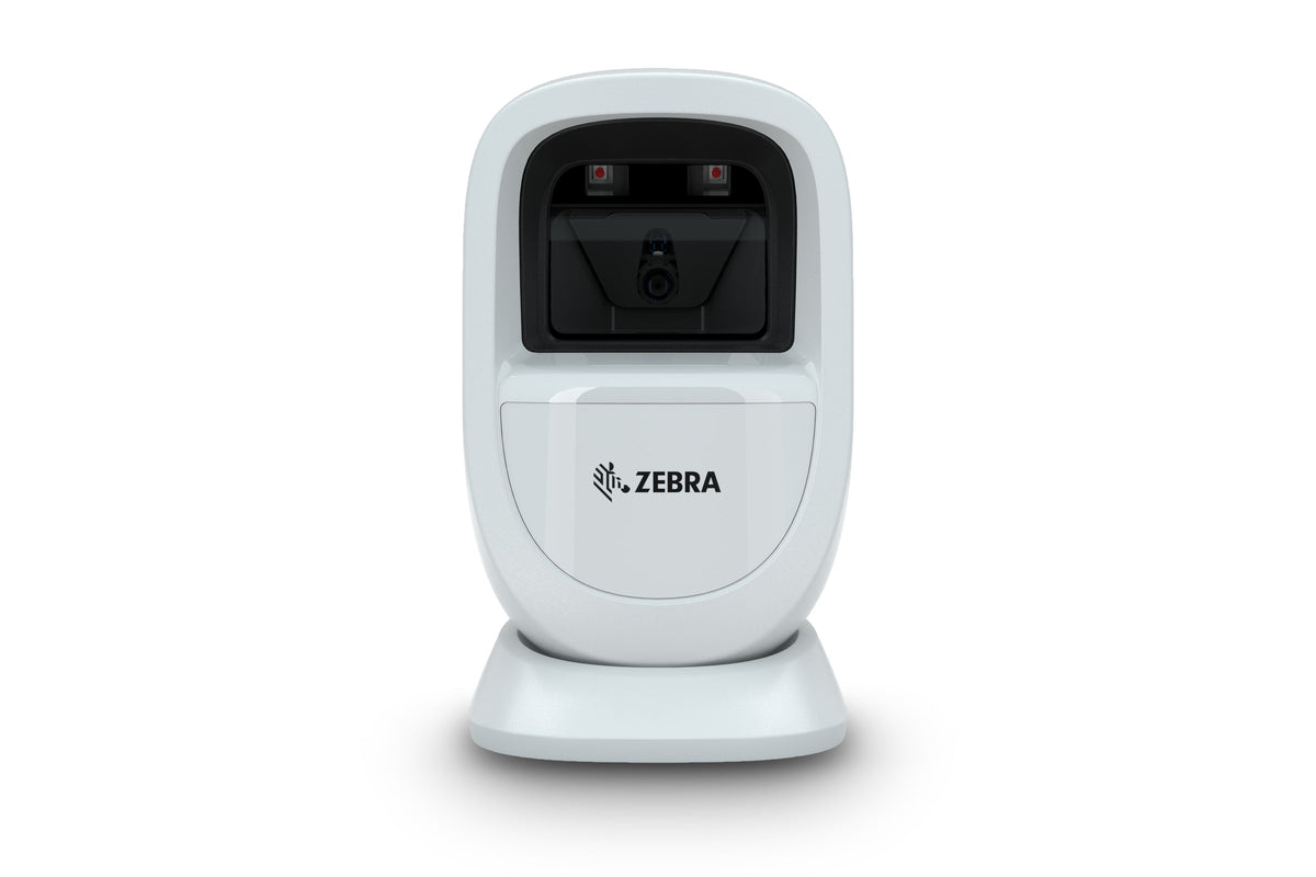 Zebra DS9308 presentation scanner in Alpine White (DS9308-SR0000WZZWW) – front view