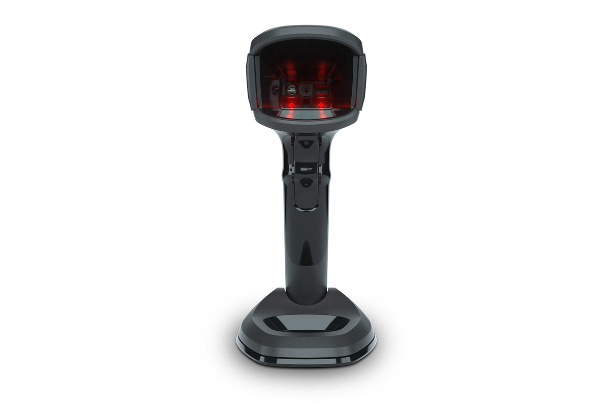 Zebra DS9908 hybrid presentation scanner with Checkpoint EAS (DS9908-SR00004ZCWW) – front view
