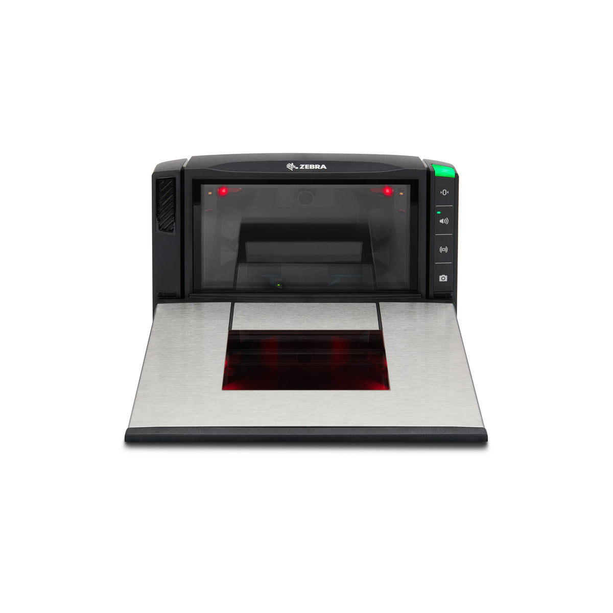 Zebra MP7200 multi-plane countertop scanner (MP7200-MNDLL000WW) – front view