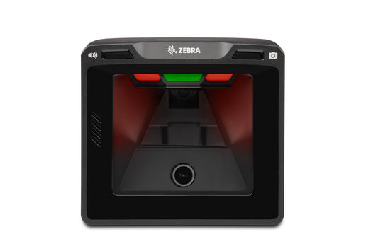 Zebra SP7208-V vertical presentation scanner with Checkpoint EAS, color camera (SP7208-SV00004CCWW) – front view