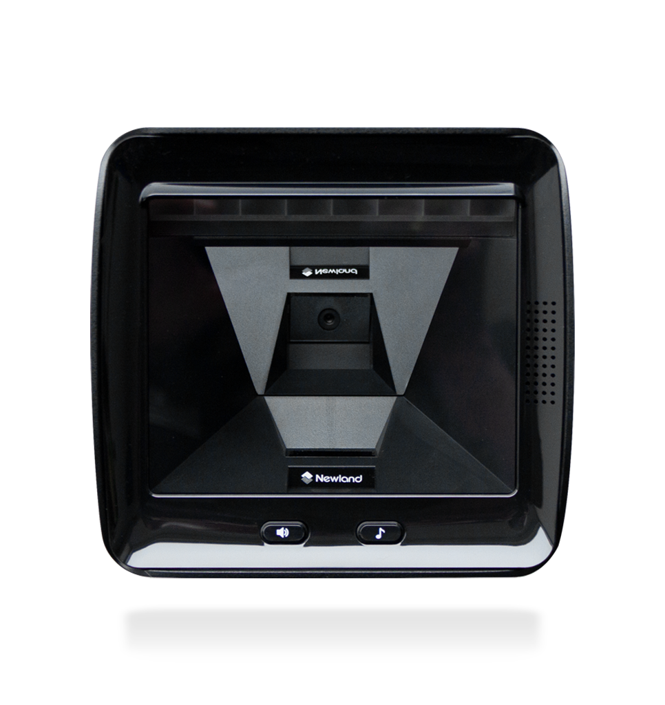Newland FR80 Salmon presentation scanner, USB kit (NLS-FR8080-20) – front view of the scan window