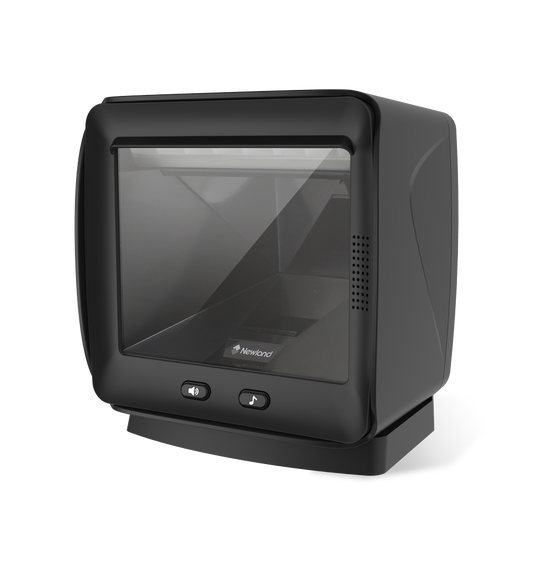 Newland FR80 Salmon presentation scanner, USB kit (NLS-FR8080-20) – front 3/4 view