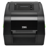 TSC TH340 4-inch desktop thermal transfer label printer, 300 dpi, LED, black (TH340-A001-1002) – front view