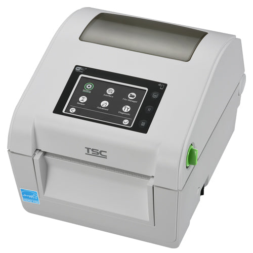 TSC DH240THC 4-inch healthcare desktop direct thermal label printer, 203 dpi, touch display, white (DH240HC-A001-0002) – detail view