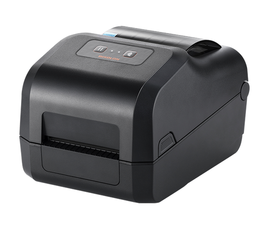 BIXOLON XD5-40IIt 4-inch thermal transfer desktop label printer, black (XD5-40IItEWK/BEG) – front view