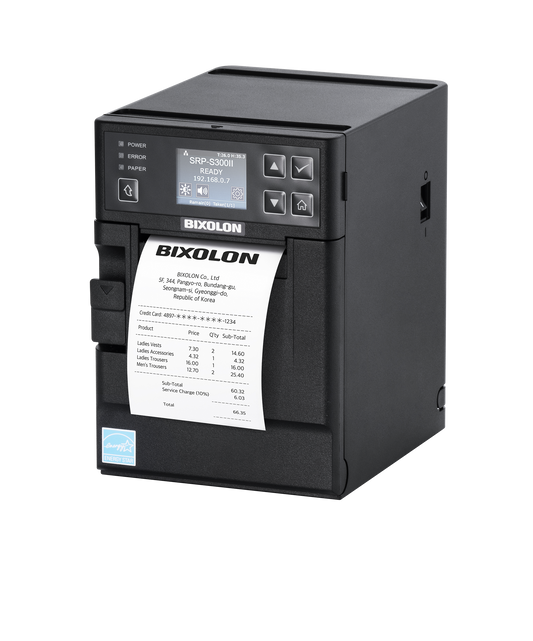 BIXOLON SRP-S300II 3-inch receipt printer, black (SRP-S300IIBAK/BEG) – receipt printing
