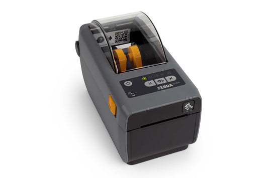 Zebra ZD611d 2-inch direct thermal desktop label printer, dark grey, 203 dpi, tear-off, USB + Ethernet (ZD6A022-D0EE00EZ) – right view