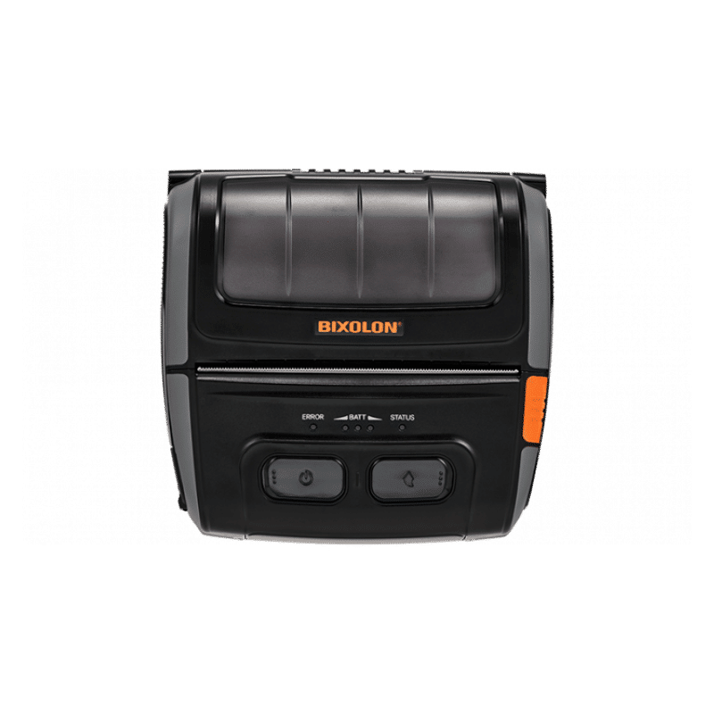 Bixolon SPP-R410 4-inch mobile receipt and label printer, Wi-Fi, black (SPP-R410WK5/BEG) – top view