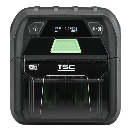 TSC RE310 3-inch rugged mobile receipt and label printer, Bluetooth, black (RE310-A001-0002) – front view