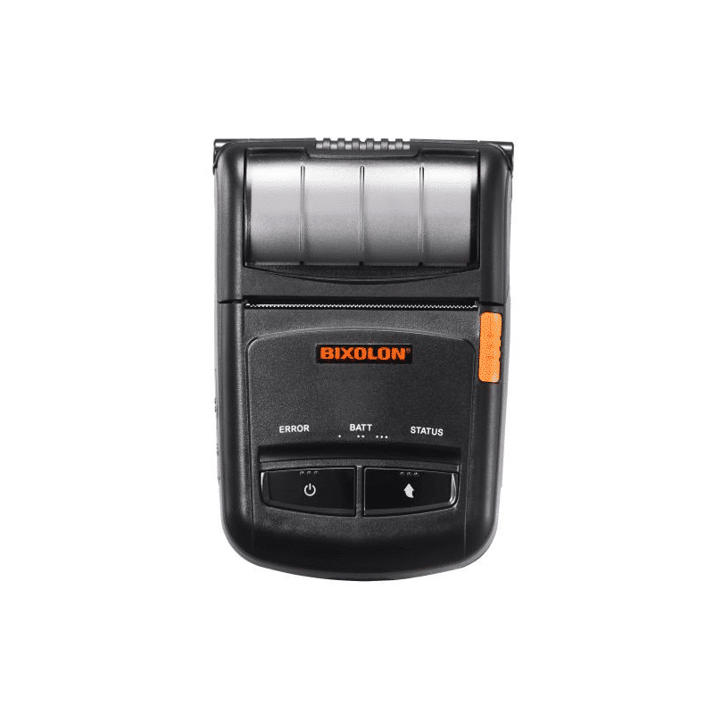 Bixolon SPP-R210 2-inch mobile receipt and ticket printer, USB + serial, black (SPP-R210K) – top view