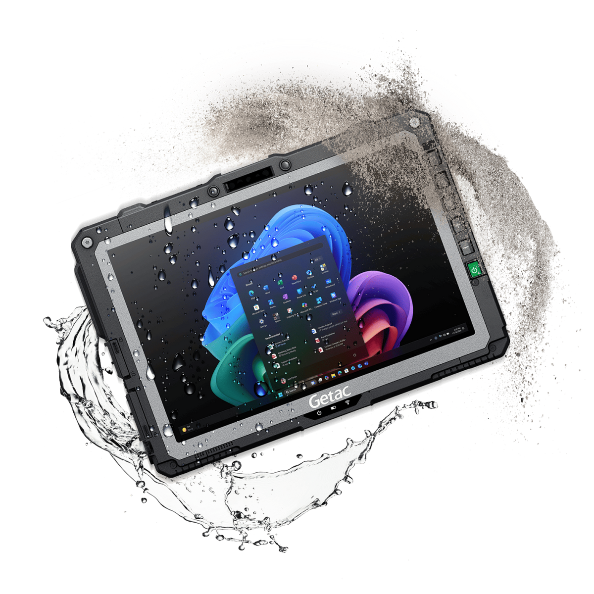 Getac UX10 G5 rugged 10.1-inch tablet (UW1764VIXTXX) – water and dust resistant design