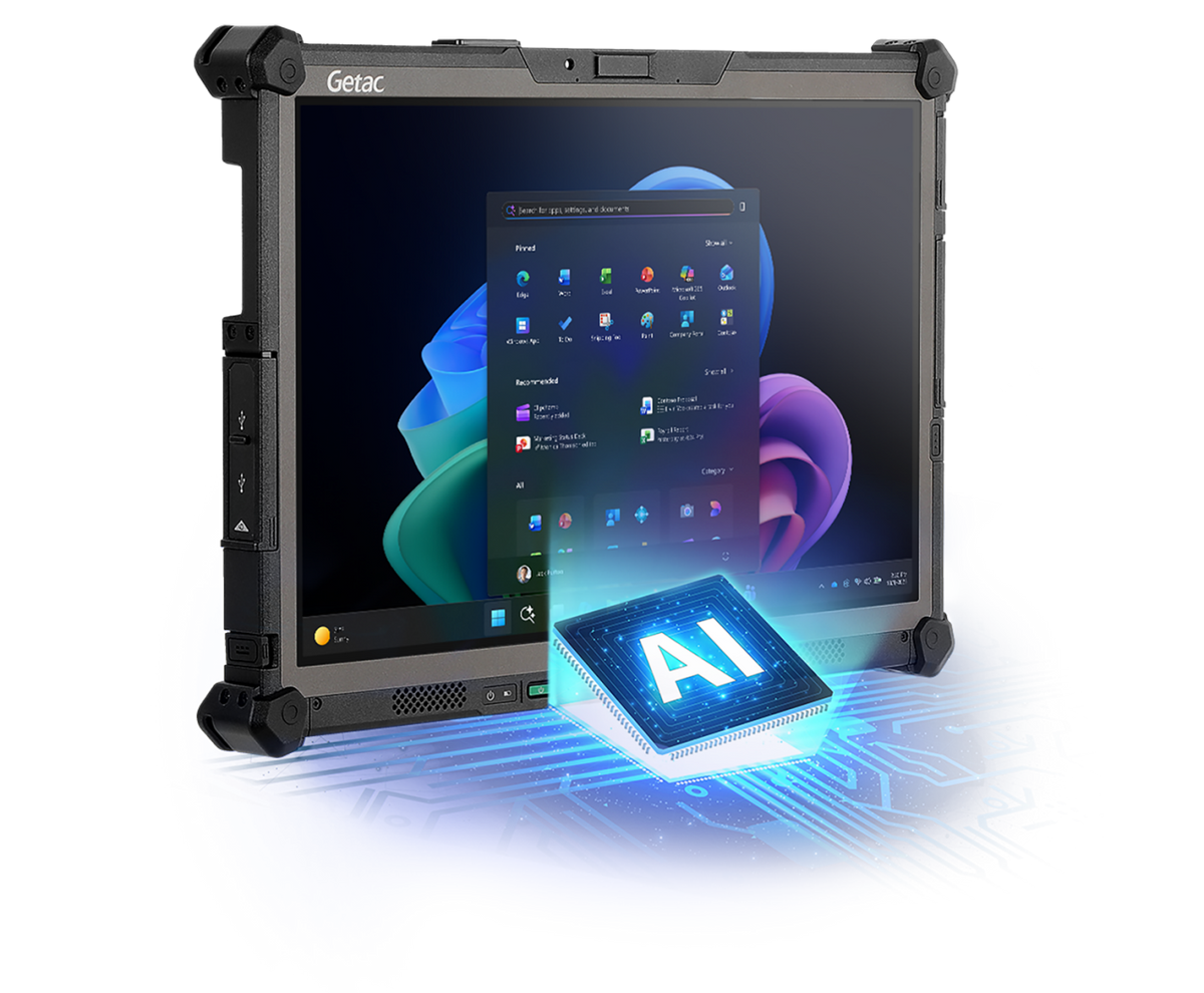 Getac G140 14" rugged tablet (GX2764WI1KXX) – front view