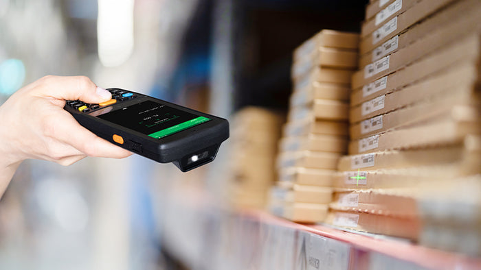 Datalogic Memor K20 Android keypad mobile computer, Wi-Fi, 2D imager (946200001) – in use in warehouse
