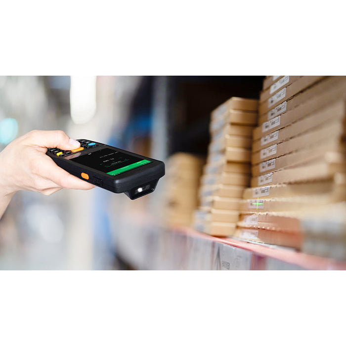 Datalogic Memor K25 Android keypad mobile computer, Wi-Fi + 4G LTE, 2D imager (946250001) – in use in warehouse