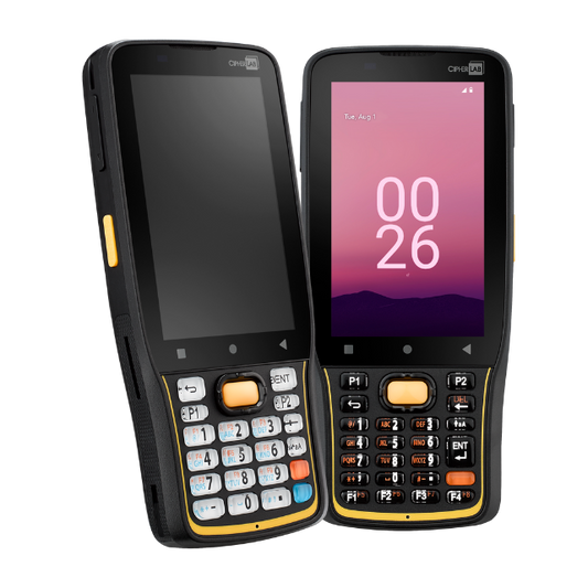 CipherLab RK26 rugged Android mobile computer, 25-key numeric keypad, Wi-Fi, 2D imager (SE5500) (AK266A4DNNG41) – keypad versions front view