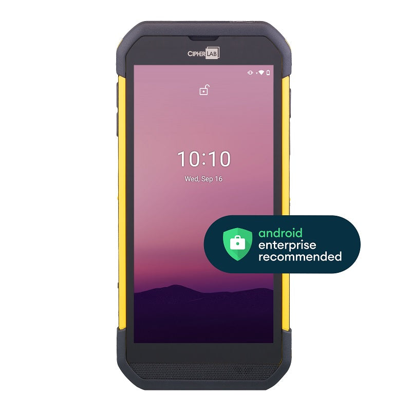 CipherLab RS35 Android touch mobile computer, Wi-Fi, 2D imager SE4770 (AS3574RF1EUG1) – front view