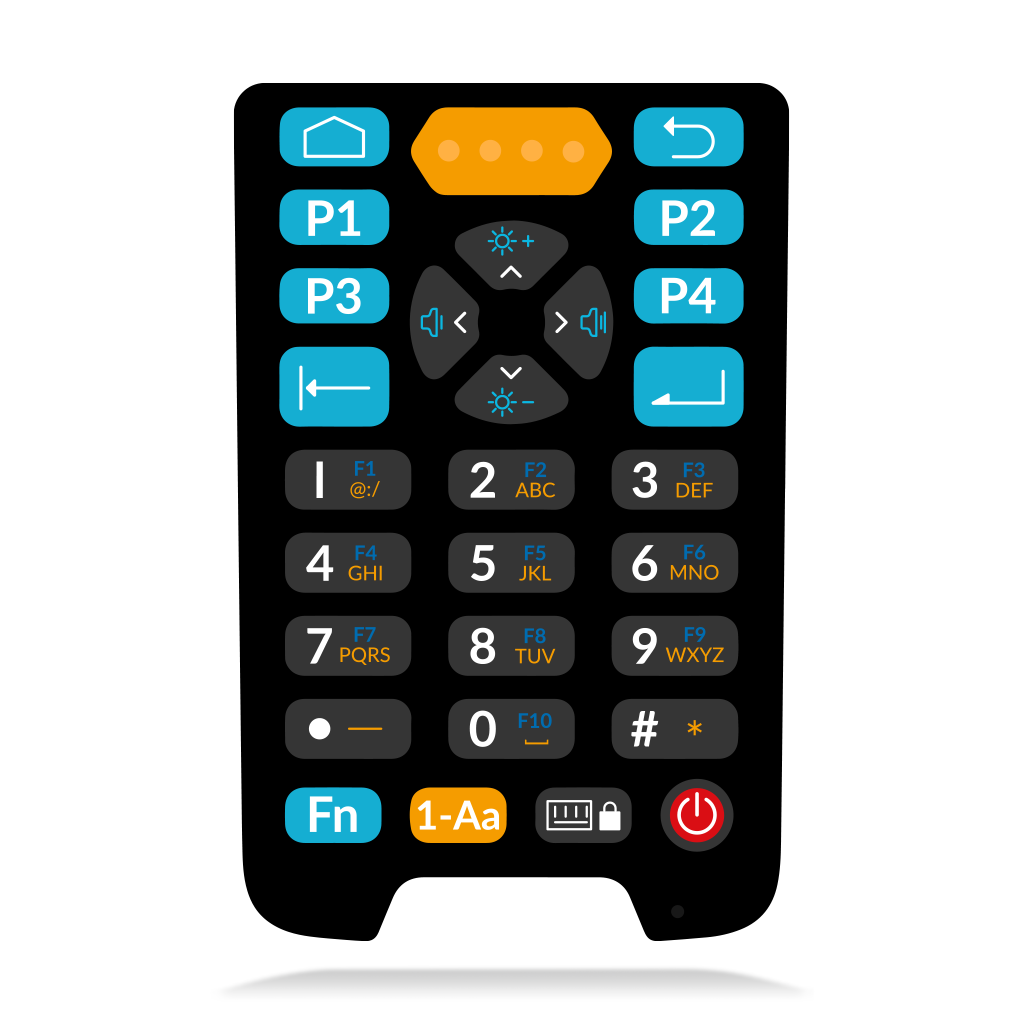 Newland N7 Cachalot Pro II Android mobile computer, 29-key keypad, near/far 2D imager (N7-Pro-W4-E2) – 29-key keypad layout