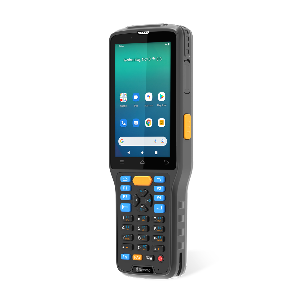 Newland N7 Cachalot Pro II Android mobile computer, 29-key keypad, 2D imager (N7-Pro-W4-S2-A13) – perspective view