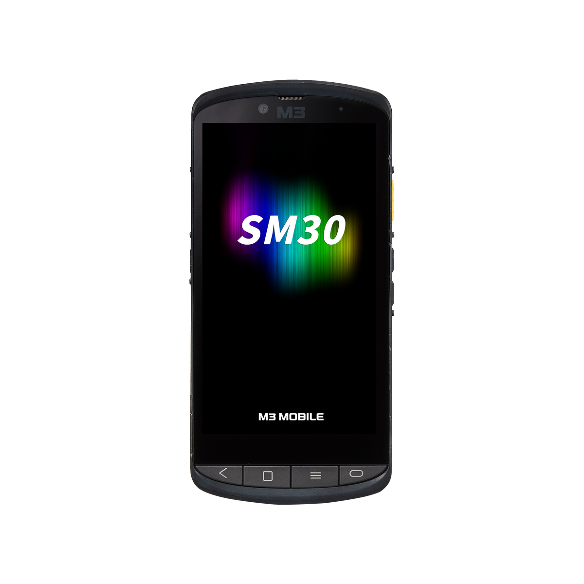 M3 Mobile SM30 rugged Android full-touch mobile computer, 5.5" display, SE5500 Smart Focus imager, Wi-Fi 6E (SM300E-UFCFSS-HF) – front view