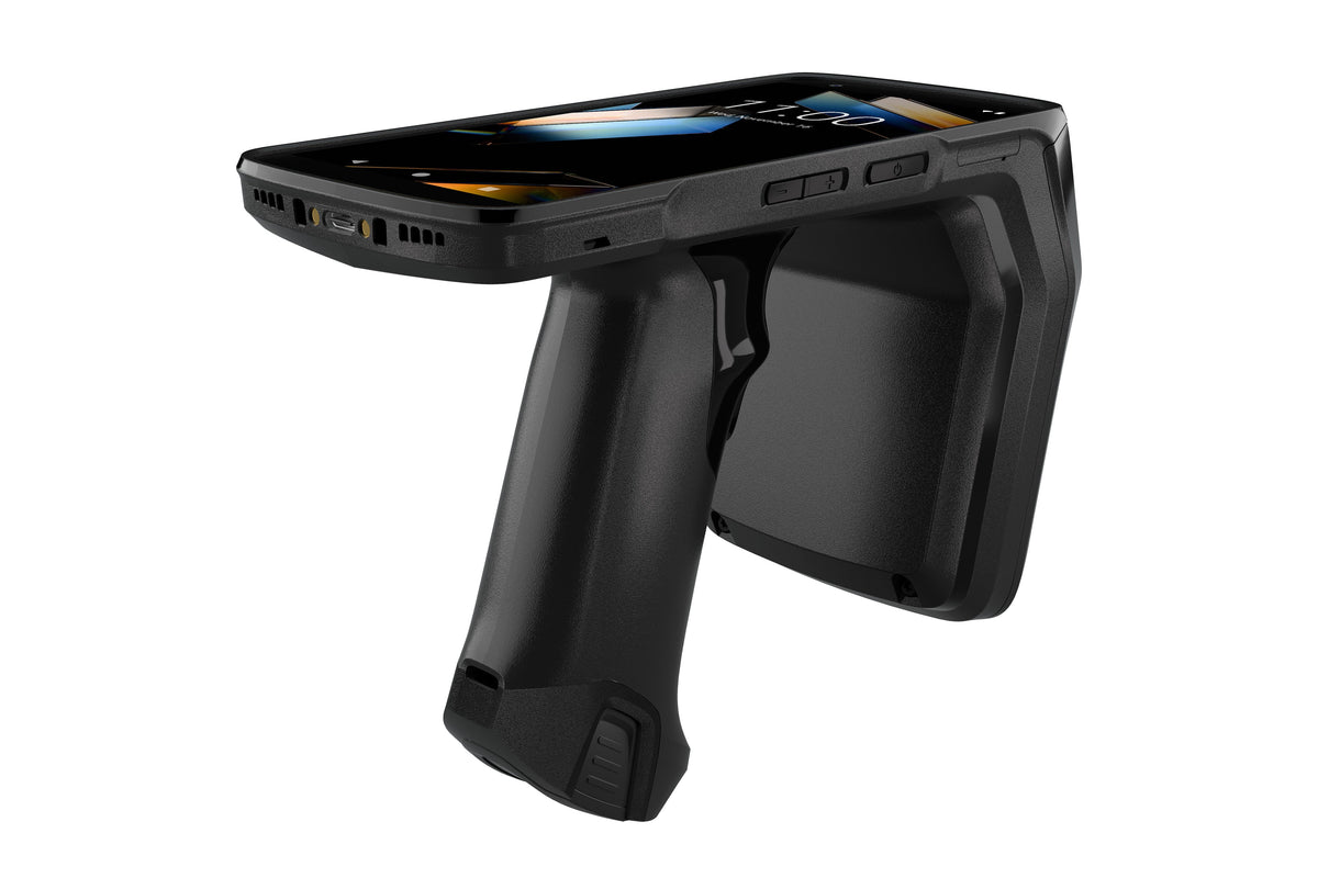 Zebra TC22R rugged Android mobile computer, integrated UHF RFID reader (TC2205-0G1250SS-WR) – back view