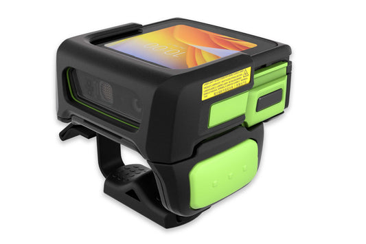 Zebra WS501 wearable computer, two-finger (WS5012-0F3J1020EA6) – angled view