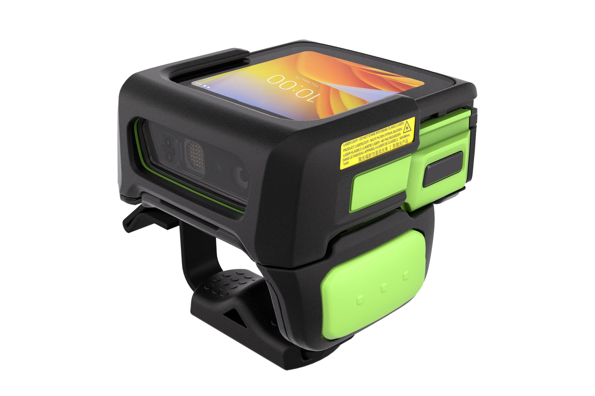 Zebra WS50 wearable computer, two-finger (WS5001-0F2J3020EA6) – angled view