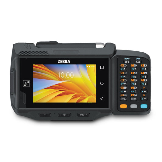 Zebra WT6300 wearable wrist computer, 20-key function alphanumeric keypad (WT63B0-KS0QNERW) – front view