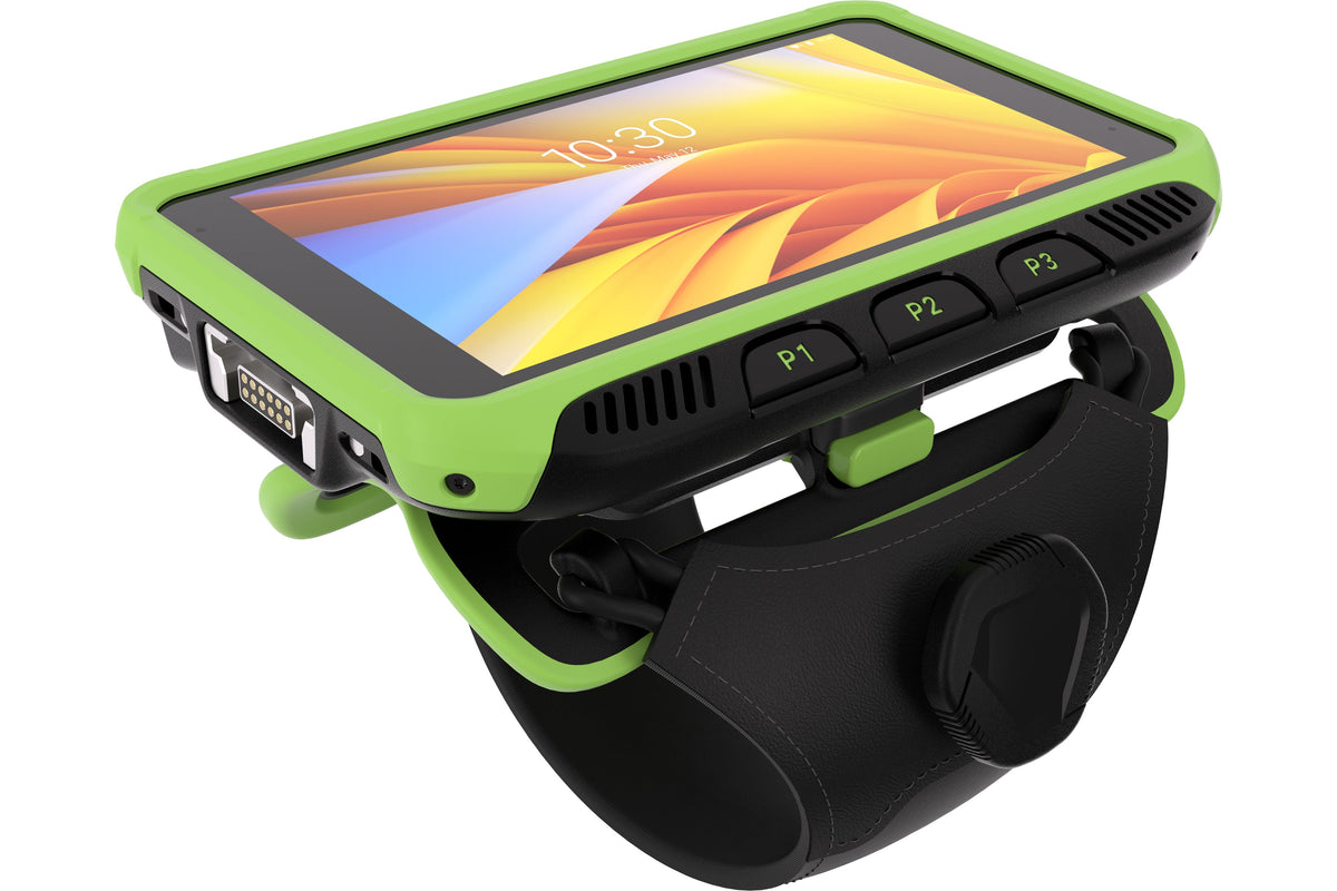 Zebra WT6400 wearable wrist computer, touch-only display (no keypad) (WT0-WT64B-T6DCE2A6) – on wrist strap