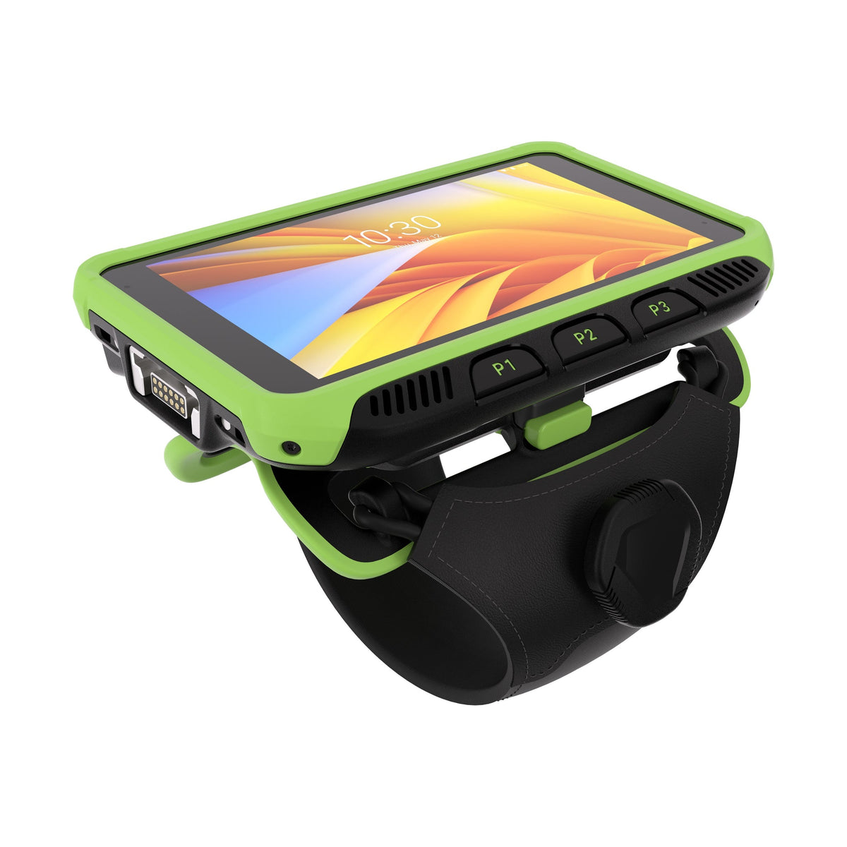Zebra WT6400 wearable wrist computer, touch-only display (no keypad) (WT0-WT64B-T6DCE2A6) – on wrist strap