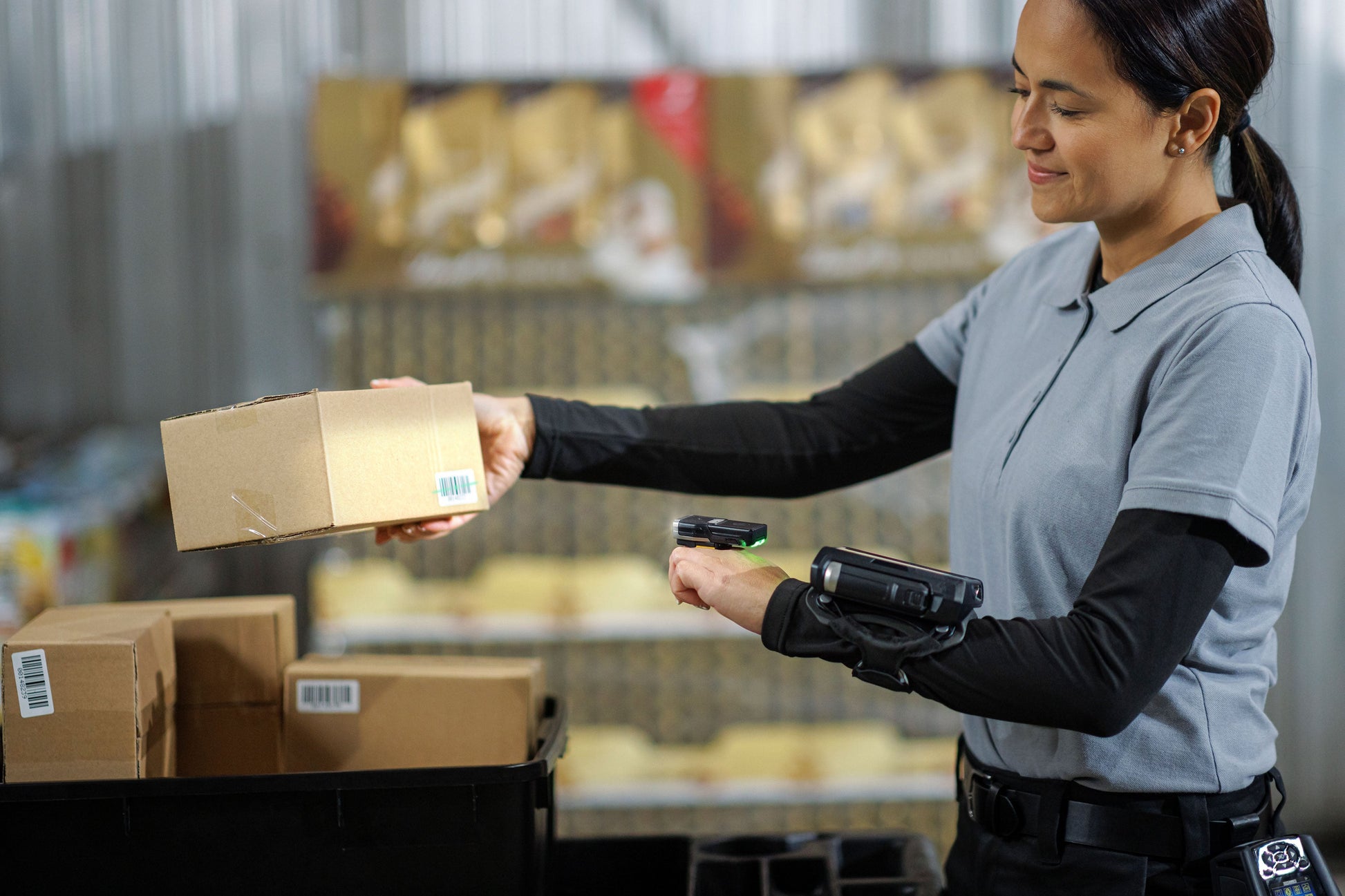 Zebra RS6100 Wireless Ring Barcode Scanner (RS61B0-KFSSYWR)